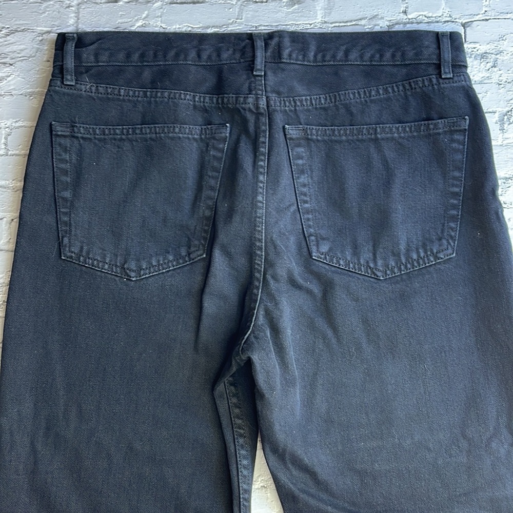 ZARA | Fringe hem crop jeans in black - Picture 8 of 13